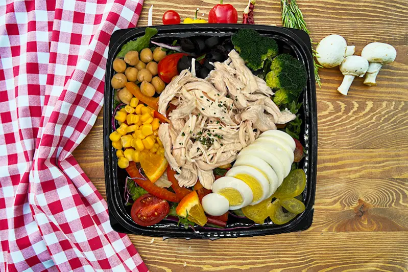 샐러드 도시락 이미지 1