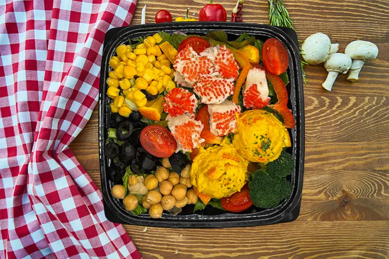 샐러드 도시락 이미지 3