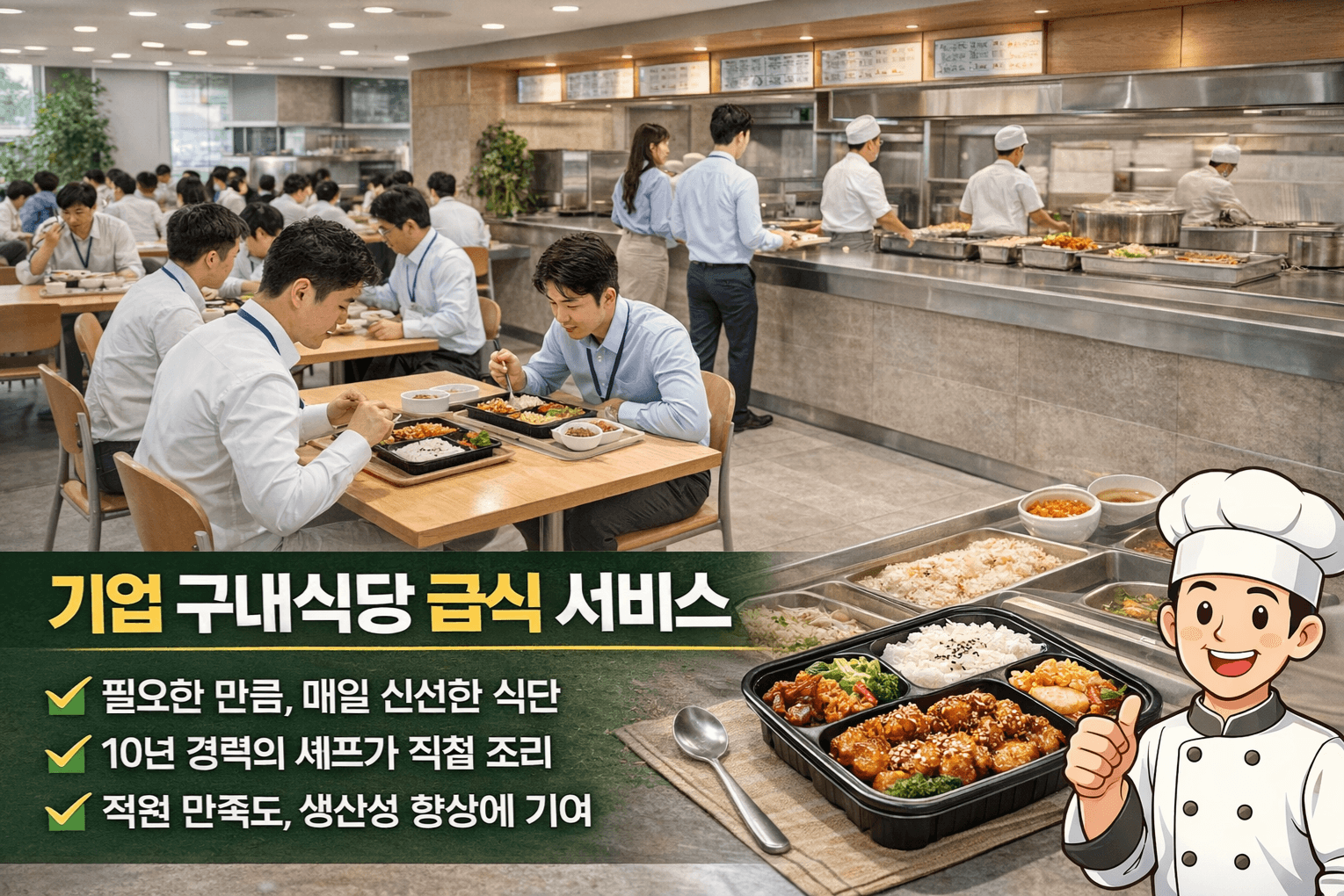 기업 구내식당 급식 서비스