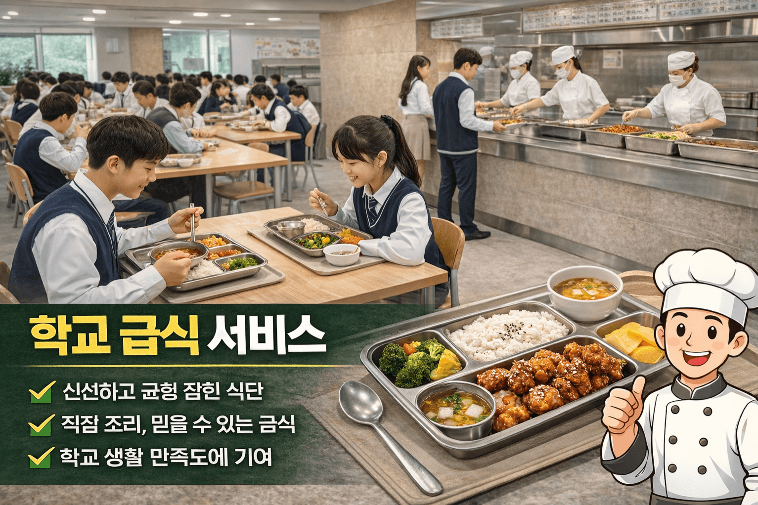 학교 급식 서비스